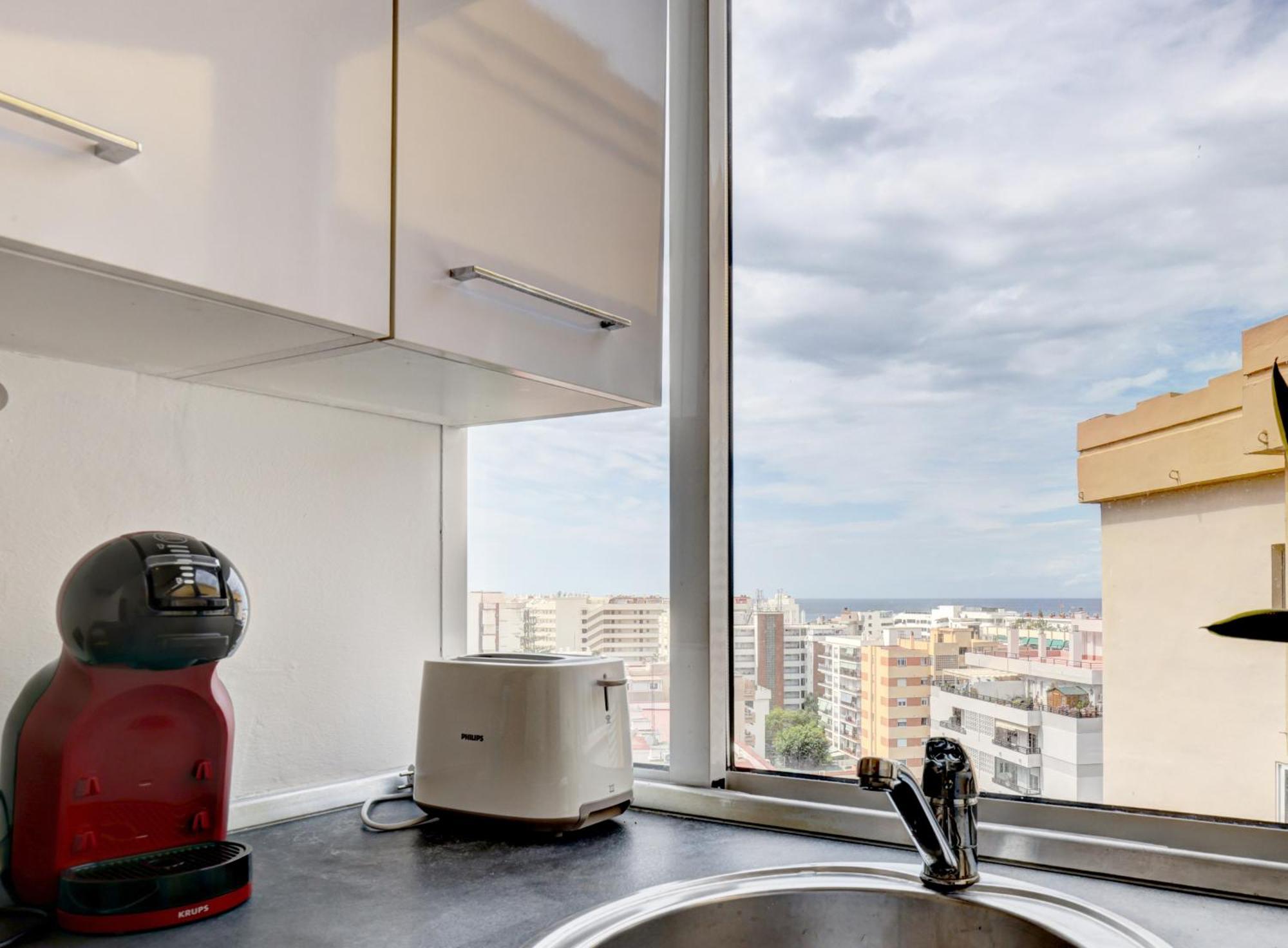 Apartamentos Con Vistas Y Terraza En Marbella Bagian luar foto